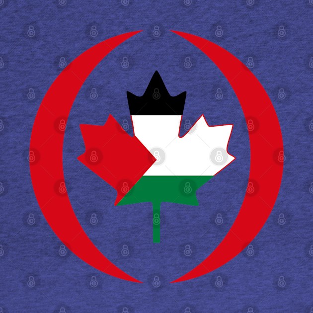 Palestinian Canadian Multinational Patriot Flag by Village Values